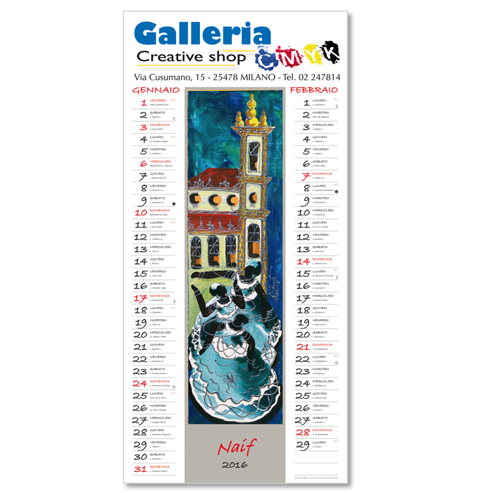 Florianna Gift - CALENDARIO DELLA FAMIGLIA