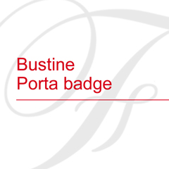 Bustine Porta badge