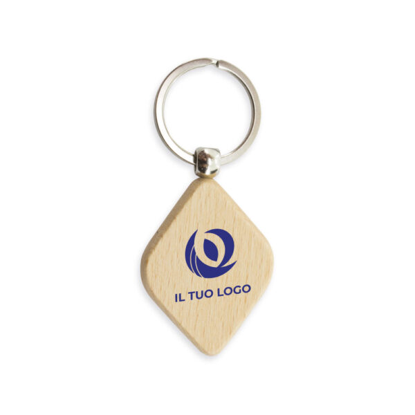 Portachiavi Eco Wood "Drop"
