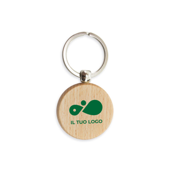 Portachiavi Eco Wood "Round"