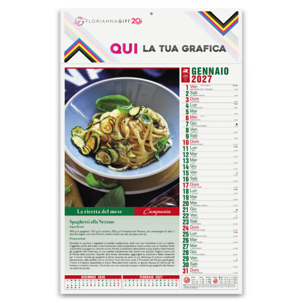 Calendario Illustrato GASTRONOMIA