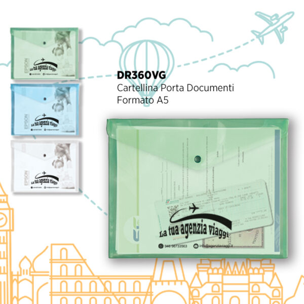 Porta Documenti Viaggi A5