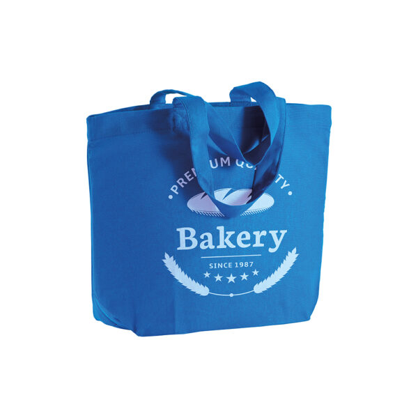 Shopper in cotone Colorato con soffietto