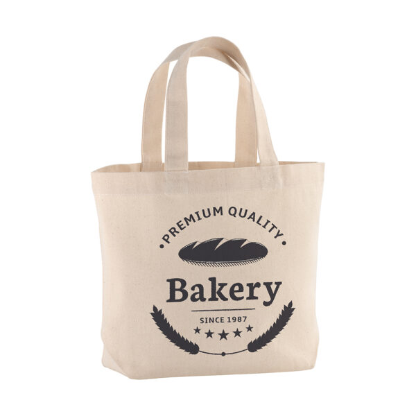 Shopper in cotone Natural con soffietto