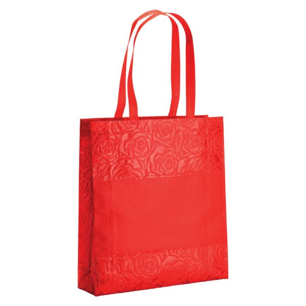 Shopper in TNT con effetti a rilievo
