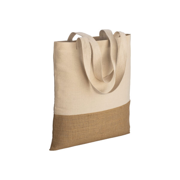 Shopper in cotone e juta