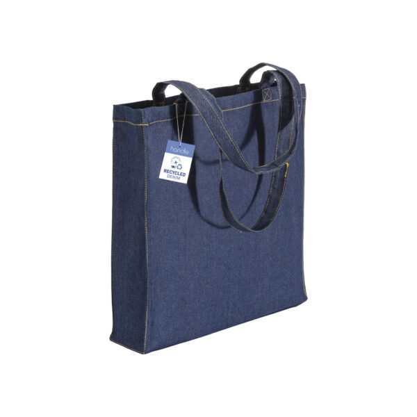 Shopper in denim riciclato