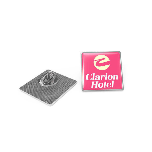 Pin Metal Square 22x22 mm