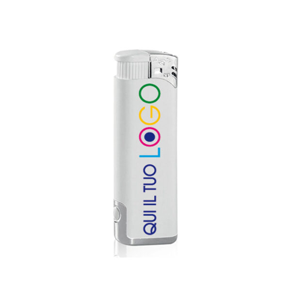 Accendino con torcia LED