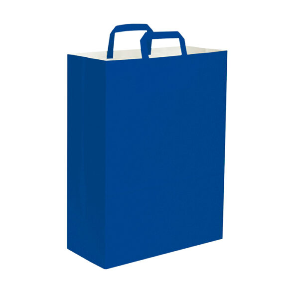Shopper carta kraft colorata 45x48x15