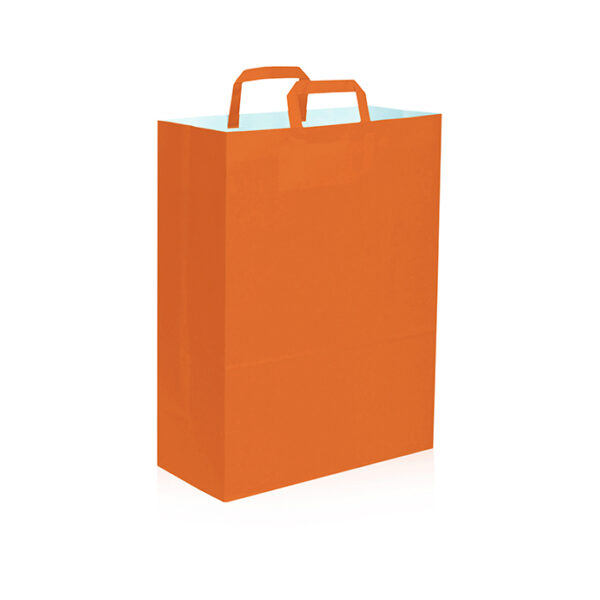 Shopper carta kraft colorata 32x43x17