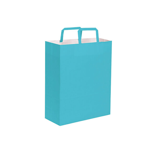 Shopper carta kraft colorata 26x39x14