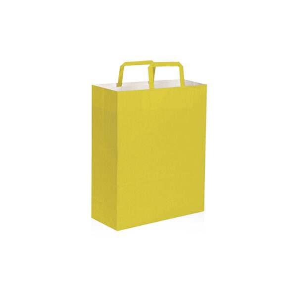 Shopper carta kraft colorata 22x29x10