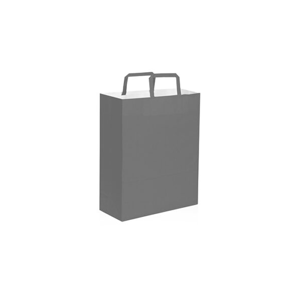 Shopper carta kraft colorata 19x24x7