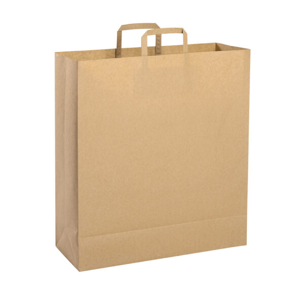 Borsa in carta riciclata Maniglia Piatta 45x48x15 cm