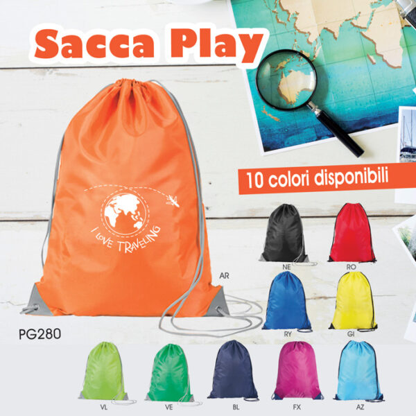 Sacca Play in poliestere 210D