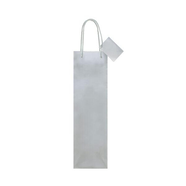 Borsa portabottiglie plastificata Elina 11x36x10