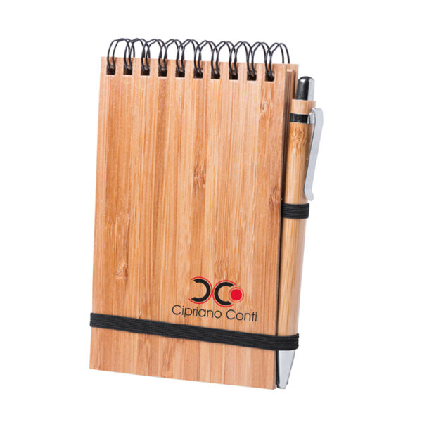 Spiral Bamboo con penna 10x15