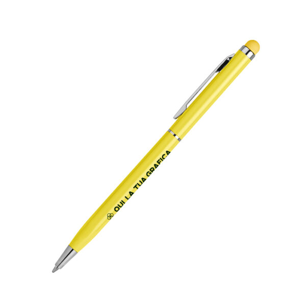 Penna touch Slim in alluminio color