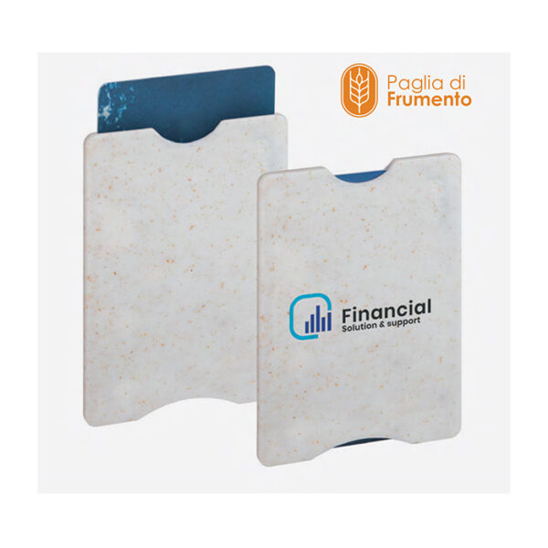 Porta carta di credito ecologico RFID